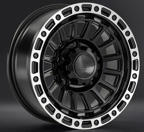 Диск LS wheels LS1386 7x15 5*139,7 Et:0 Dia:108,1 BKSL