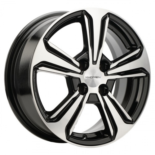 Диск Khomen 1502 6 x 15 4*100 Et: 48 Dia: 54,1 BLACK-FP