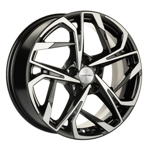 Диск Khomen 1716 7 x 17 5*114,3 Et: 40 Dia: 66,1 Black-FP