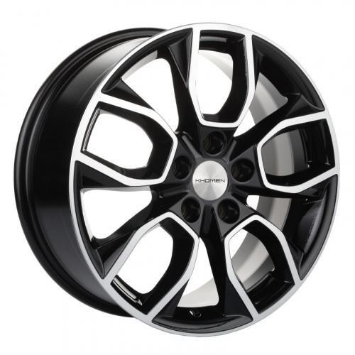 Диск Khomen 1713 7 x 17 5*114,3 Et: 45 Dia: 67,1 Black-FP