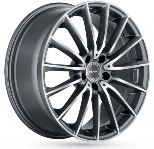 Диск MAK Komet 8 x 19 5*112 Et: 33 Dia: 66,6 Gun Metallic Mirror Face