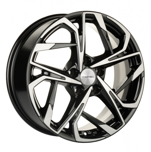 Диск Khomen 1716 7 x 17 5*108 Et: 50 Dia: 63,3 Black-FP