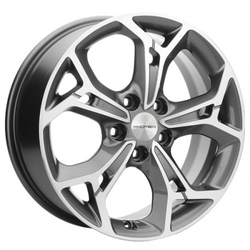 Диск Khomen 1702 7 x 17 5*114,3 Et: 40 Dia: 66,1 Gray-FP