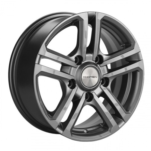 Диск Khomen 1602 6,5 x 16 5*139,7 Et: 40 Dia: 98,5 Gray