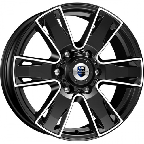 Диск K&K Севенна 7x17 6*127 Et:40 Dia:77,8 Алмаз черный