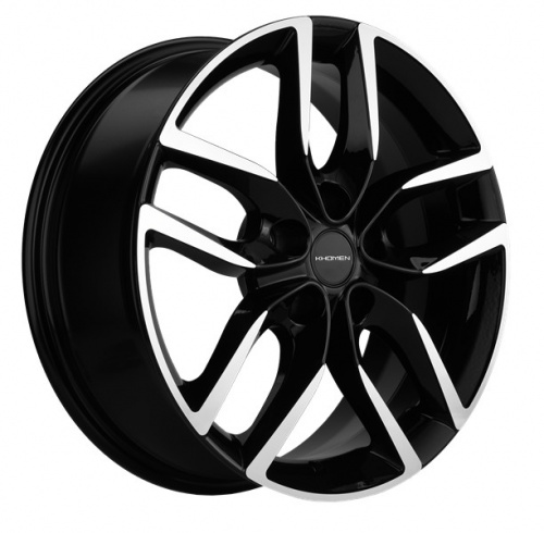 Диск Khomen 1708 6,5x17 5*114,3 Et:46 Dia:67,1 Black-FP