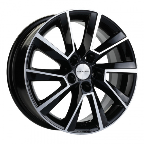Диск Khomen 1604 6x16 5*100 Et:38 Dia:57,1 Black-FP
