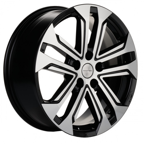 Диск Khomen 1803 7x18 5*114,3 Et:40 Dia:64,1 Black-FP