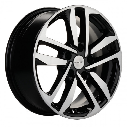 Диск Khomen 1612 6,5x16 5*108 Et:45 Dia:60,1 Black-FP