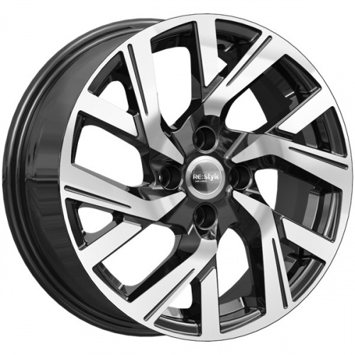 Диск K&K КС1030 6x15 4*100 Et:40 Dia:60,1 алмаз чёрный