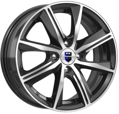 Диск K&K Арнар 7x16 5*114,3 Et:45 Dia:66,1 алмаз чёрный