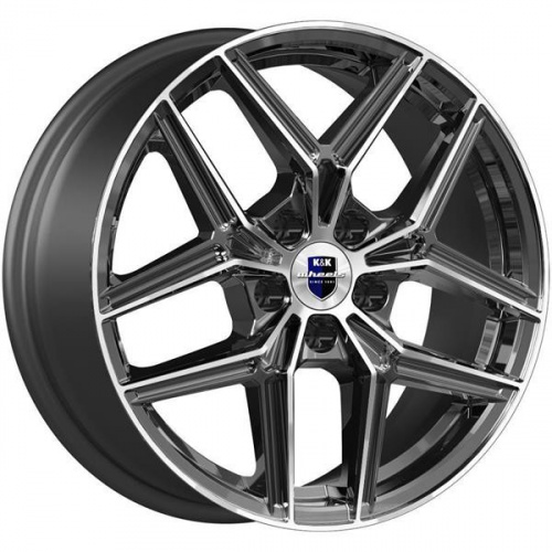Диск K&K Юнион 7x17 5*108 Et:50 Dia:63,3 алмаз чёрный