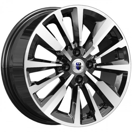 Диск K&K Эрман 6,5x16 4*100 Et:37 Dia:60,1 алмаз чёрный