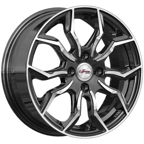 Диск iFree Бохо 6x15 4*100 Et:37 Dia:60,1 Блэк Джек