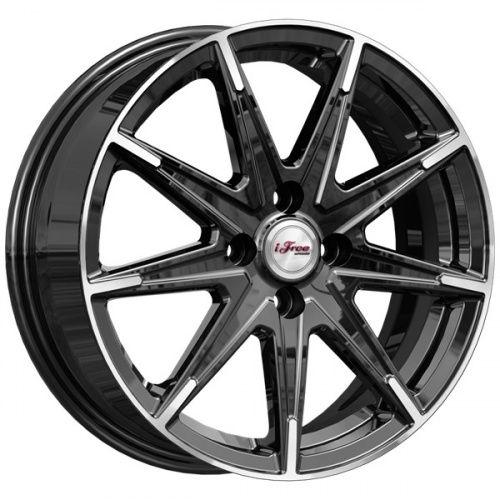 Диск iFree Хит (КС1081) 6x16 4*100 Et:45 Dia:60,1 Блэк Джек