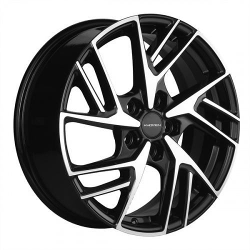 Диск Khomen 1722 6,5x17 5*114,3 Et:45 Dia:54,1 Black-FP