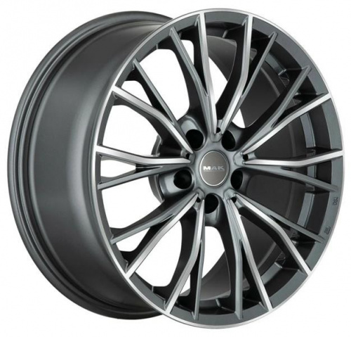 Диск MAK Mark 7,5x17 5*112 Et:52 Dia:66,6 Gun Met-Mirror Face