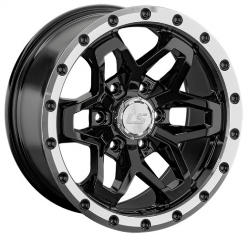 Диск LS wheels LS1350 9x17 6*139,7 Et:15 Dia:106,1 bkl