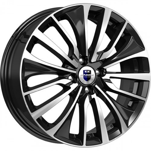 Диск K&K Flanker 6,5x17 5*108 Et:50 Dia:63,3 алмаз чёрный