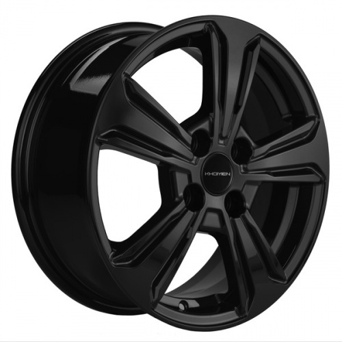 Диск Khomen 1502 6x15 4*100 Et:46 Dia:54,1 Black