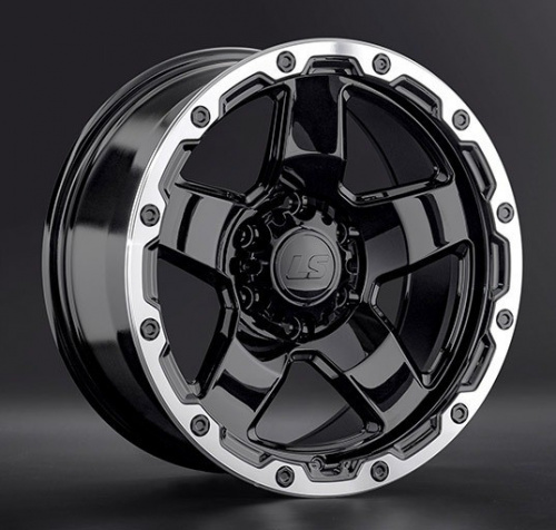 Диск LS wheels LS1371 9,5x18 6*139,7 Et:5 Dia:106,1 bkl