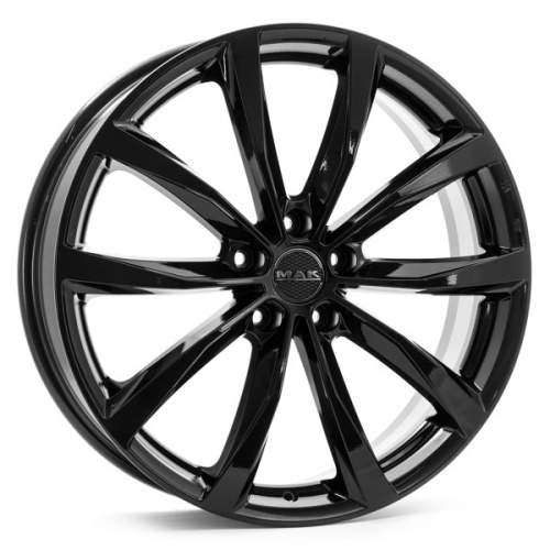 Диск MAK WOLF 7,5x17 5*110 Et:30 Dia:65,1 Gloss Black