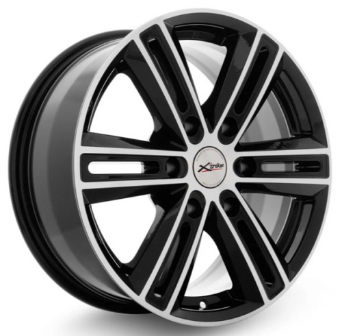 Диск X'trike X-124 7,5x17 6*139,7 Et:36 Dia:100,1 BK/FP