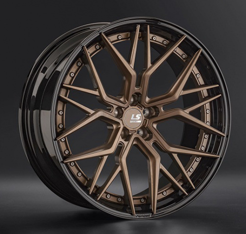 Диск LS Forged FG35 10x22 5*112 Et:18 Dia:66,6 BZ/BK