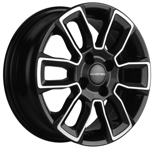 Диск Khomen KHW1406 5,5x14 4*100 Et:38 Dia:67,1 Black-FP