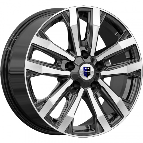 Диск K&K Мичиган 8x18 5*130 Et:53 Dia:71,6 алмаз чёрный