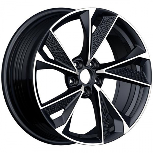 Диск INCH ULF-R39P 8x18 5*112 Et:30 Dia:66,6 Black Machine Face