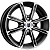 Диск K&K Флэш 5 x 14 4*100 Et: 45 Dia: 67,1 алмаз черный