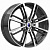 Диск K&K Эрфурт 7 x 17 5*114,3 Et: 45 Dia: 66,1 алмаз чёрный