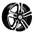 Диск Khomen 1602 6,5 x 16 5*139,7 Et: 35 Dia: 98,5 Black-FP