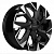 Диск Khomen 1508 6x15 4*100 Et:50 Dia:60,1 Black-FP