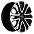 Диск Khomen 1805 7,5x18 6*139,7 Et:38 Dia:100,1 Black-FP