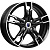 Диск K&K Солар 7x17 5*108 Et:43 Dia:67,1 алмаз чёрный