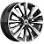 Диск K&K Эрман 6,5x16 4*100 Et:41 Dia:60,1 алмаз чёрный