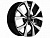 Диск Khomen 1906 7x19 5*108 Et:33 Dia:60,1 Black-FP