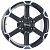 Диск Khomen 1702 7x17 5*108 Et:43 Dia:65,1 Black-FP