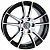 Диск Khomen 1611 6,5x16 5*108 Et:43 Dia:65,1 Black-FP