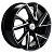 Диск Khomen 1714 7x17 5*108 Et:43 Dia:65,1 Black-FP