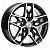 Диск Khomen 1709 7x17 5*110 Et:45 Dia:67,1 Black-FP