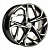 Диск Khomen 1716 7x17 5*108 Et:40 Dia:54,1 Black-FP