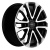 Диск Khomen 1805 7,5x18 6*139,7 Et:46 Dia:67,1 Black-FP