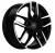 Диск Khomen 1708 6,5x17 5*114,3 Et:46 Dia:67,1 Black-FP