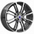 Диск K&K Эрфурт 7x17 5*100 Et:48 Dia:56,1 алмаз чёрный