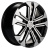 Диск Khomen 1803 7x18 5*114,3 Et:40 Dia:64,1 Black-FP