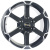Диск Khomen 1702 7x17 5*108 Et:43 Dia:65,1 Black-FP