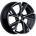 Диск INCH ULF-R39P 8,5x19 5*112 Et:30 Dia:66,45 Black Machine Face